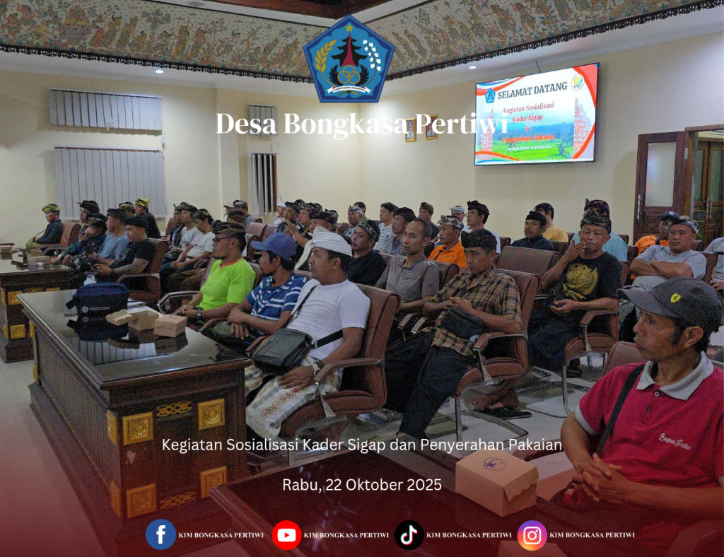 Kegiatan Sosialisasi Kader Sigap dan Penyerahan Pakaian